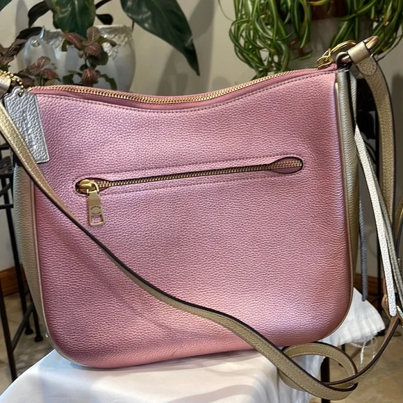 Coach Colorblock Chaise Crossbody in Pebble Leather