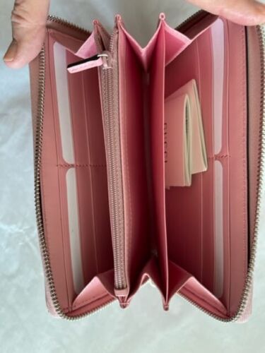 Gucci Credit card case Rose VIOLET ROSEATE Pink Wallet NEW