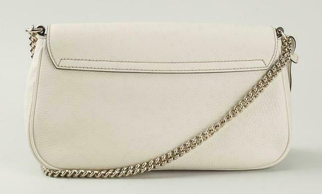 Gucci - Authenticated Soho Handbag - Leather White Plain for Women, Never Worn