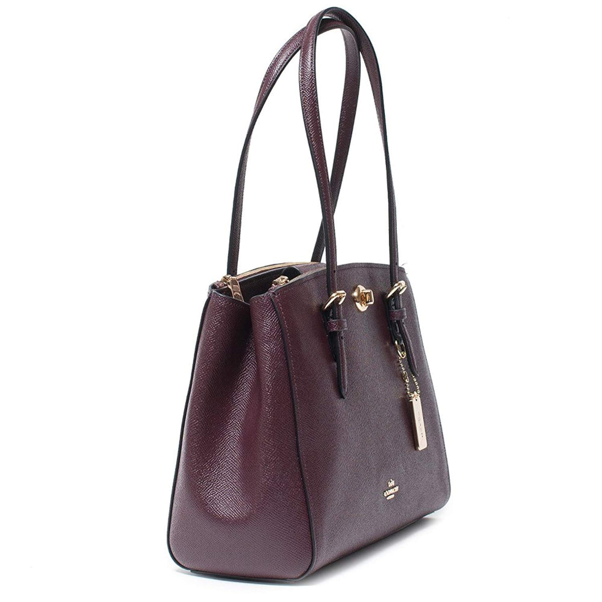 Oxblood coach purse hotsell