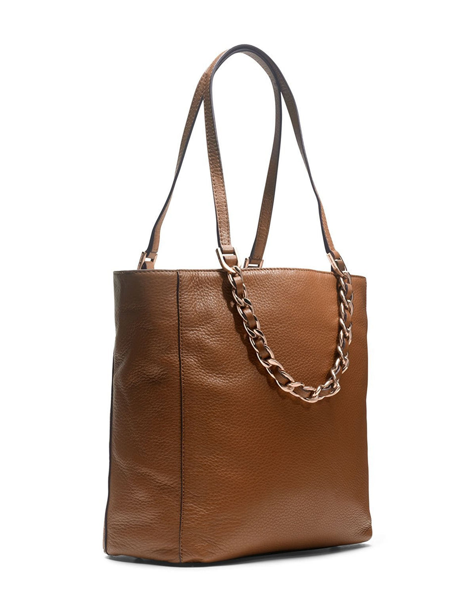 Michael michael kors harper leather 2024 tote bag