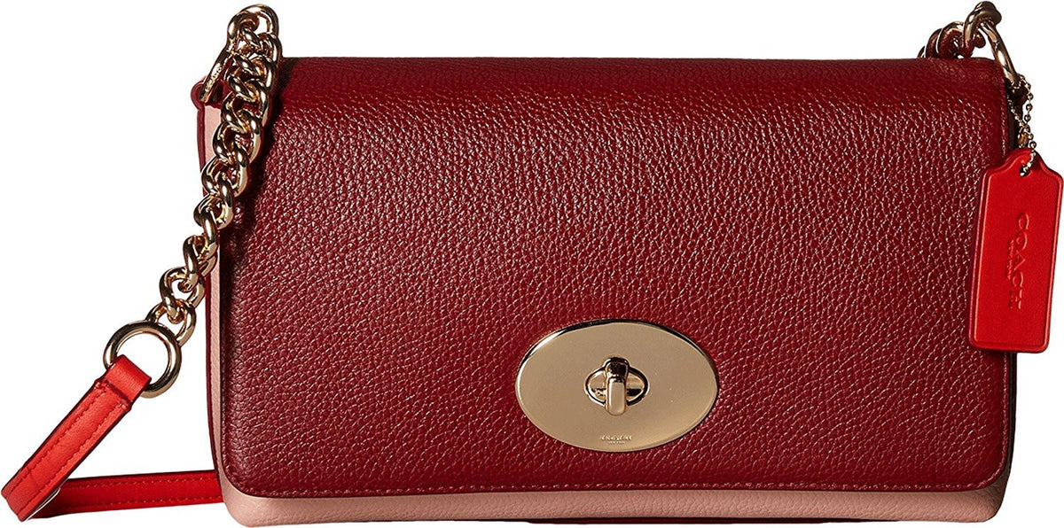 NEW Coach Burgundy Quilted Leather retailer Crosstown Crossbody Bag