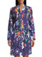 Johnny Was Pajamas Lounge Aurora Borealis Sleepwear Robe Orbit Purple XL NEW