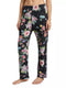 Johnny Was Carly Saint Ophelia PJ Set Floral Home Lounge Sleep Wear Black NEW