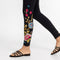 Johnny Was Celina Legging Embroidery Cotton Black Floral Leggings Pant Pants New