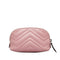 Gucci Marmont GG Pink Matelasse Pouch Clutch Leather Bag Handbag Purse New