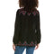 Johnny Was Bertha Blouse Black Top Button Down Shirt Long Sleeve Embroidery NEW