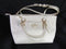 Coach Chicago Ellis Mini Tote Chalk Leather Zipper Handbag Bag White Purse NEW