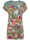 Johnny Was Nurto Janie Favorite Dolman Sleeve Tunic Floral Shirt Teal Top NEW