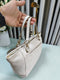 Coach Chicago Ellis Mini Tote Chalk Leather Zipper Handbag Bag White Purse NEW