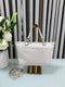 Coach Chicago Ellis Mini Tote Chalk Leather Zipper Handbag Bag White Purse NEW