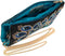 Mary Frances Peacock Pride Beaded Cell Phone Purse Bag Blue Black Handbag NEW