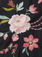 Johnny Was Joya Relaxed Drape Tee Flowers Black Shirt Floral Embroidery Top New