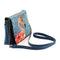 Mary Frances Queen Flamingo Embellished Denim Purse Novelty Handbag Blue Bag NEW