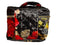 Johnny Was Rosana Makeup Bag Floral Velvet Red Flower Cosmetic Handbag Black NEW