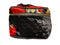 Johnny Was Rosana Makeup Bag Floral Velvet Red Flower Cosmetic Handbag Black NEW