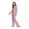 Johnny Was Carly Pj Set Aussie Long Home Lounge Sleepwear Pink Floral 2 pc NEW