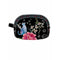 Johnny Was Colette Cotton Velvet Makeup Bag Floral Embroidered Cosmetic Handbag Black NEW