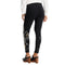 Johnny Was Adelaide Legging Cotton Floral Embroidery Leggings Pants Black NEW