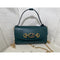 Gucci Zumi Shoulder Bag Mini Leather Green Designer Handbag Bag Purse Italy New