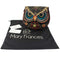 Mary Frances Night Owl Crossbody Handbag Beaded Clutch Bird Black Bag New