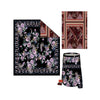 Johnny Was Laurel Canyon Camino Serra Cozy Blanket Reversible Home Lounge Floral Black NEW