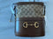 Gucci Brown Bucket GG Chocolate Horse Bit 1955 Calfskin Leather Handbag Bag NEW