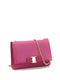 Salvatore Ferragamo Ginny Mini Leather Bag Fuchsia Pink Crossbody Handbag Purse NEW