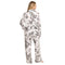 Johnny Was Carly Dreamer Ivory White PJ Set Floral Home Lounge Sleep Wear New