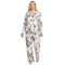 Johnny Was Carly Dreamer Ivory White PJ Set Floral Home Lounge Sleep Wear New