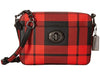 COACH Plaid Turnlock Camera Bag Messenger 36032