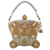 Mary Frances Royal Ride Gold Winter Fairy Carriage Disney Beaded Handbag Bag New