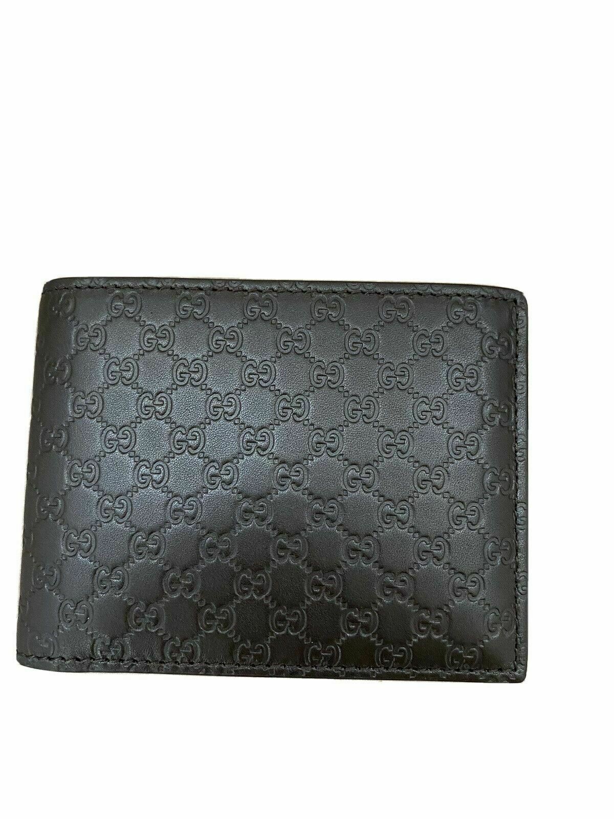 Black Gucci Signature Bi-Fold Wallet