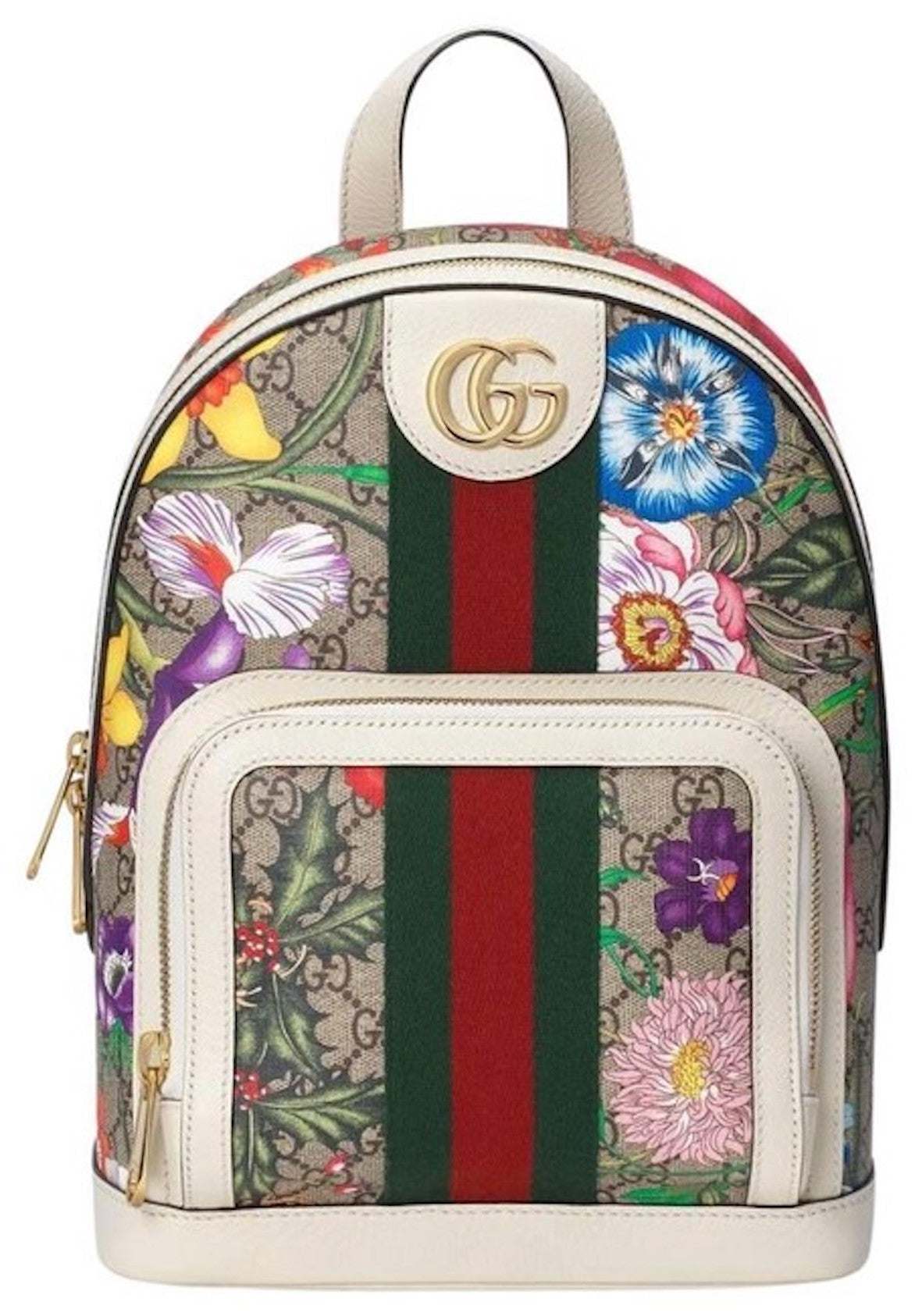 Gucci Ophidia Handbag Small GG Supreme Beige/White