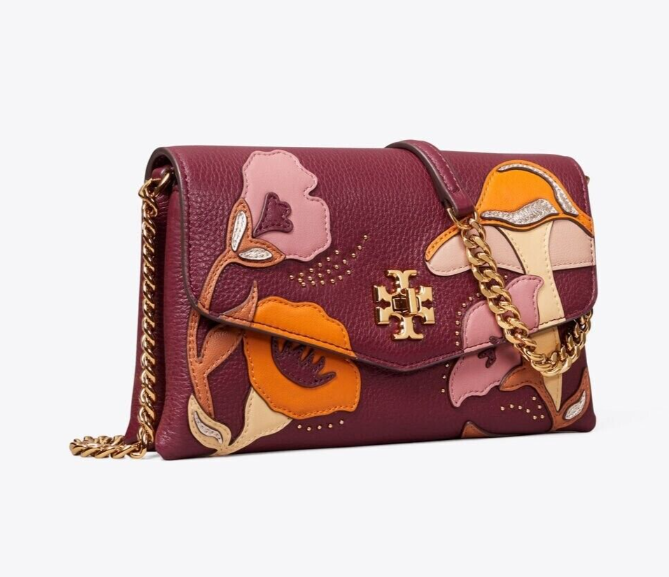 Tory Burch Robinson Floral Chain Wallet